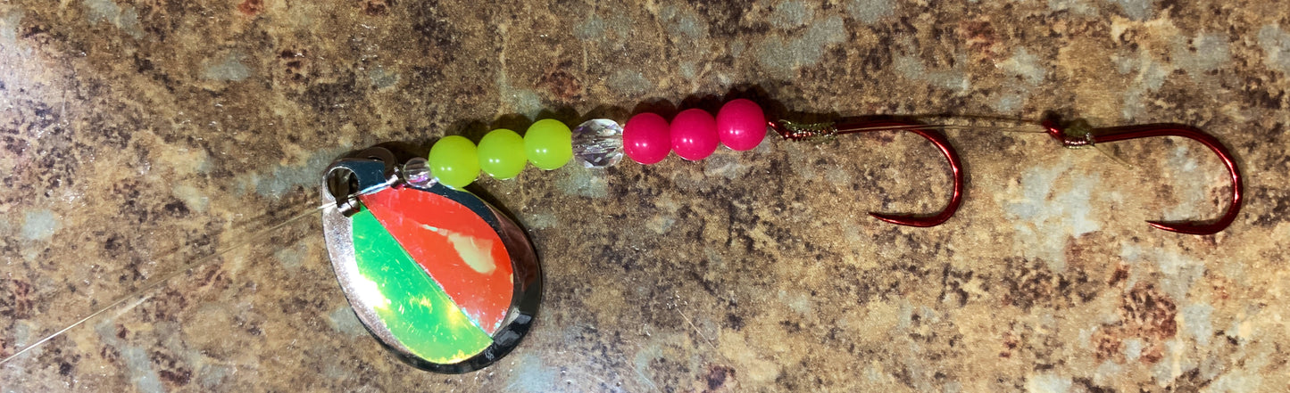 RNP Tackle UV/Glow Kokanee/trout spinners